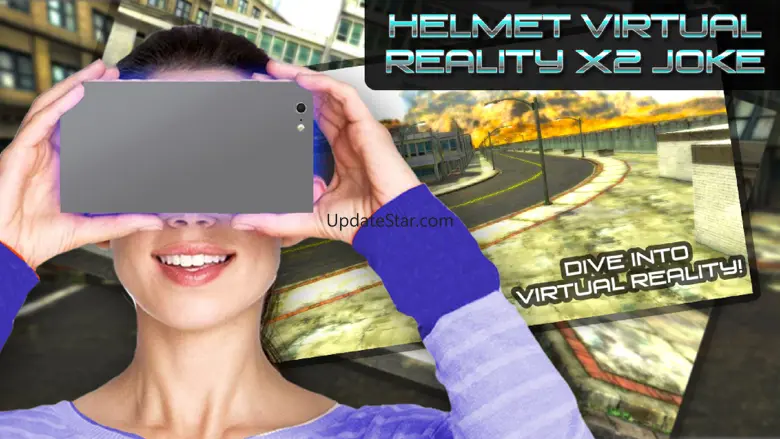 Helmet Virtual Reality X2 Joke 1.0