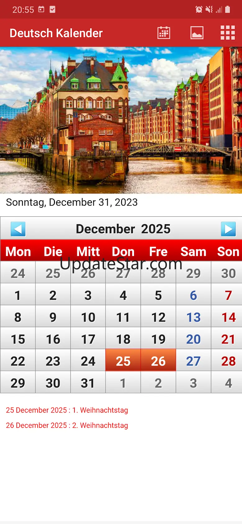 Deutsch Kalender 2025 2.1.2