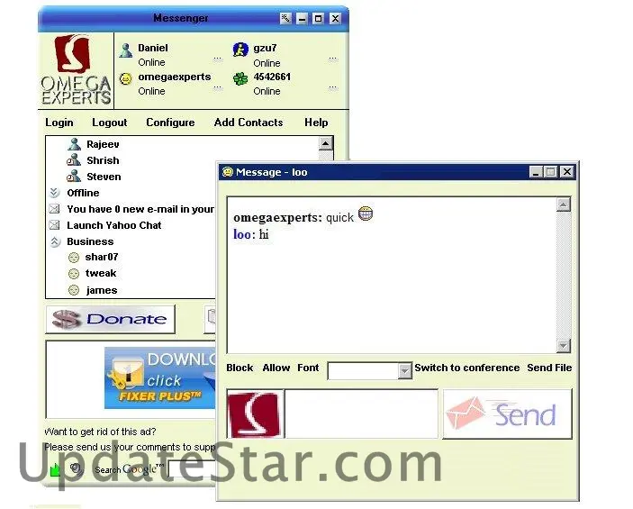 Omega Messenger 3.5