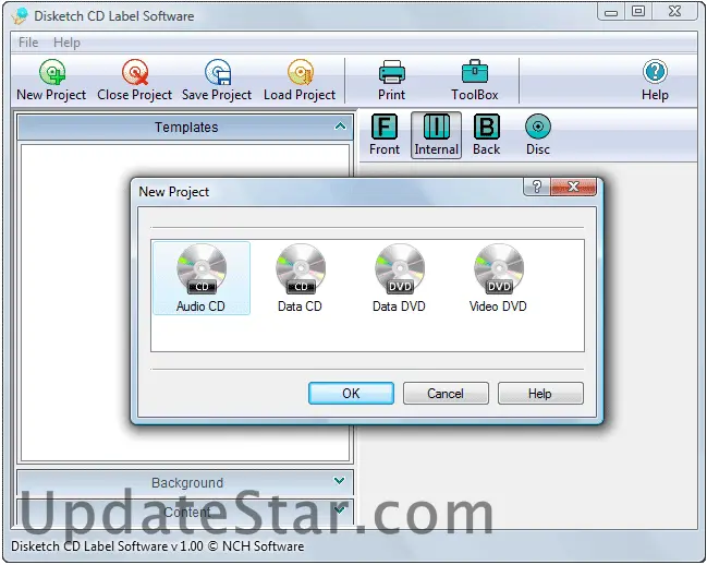 Disketch Disc-Beschriftungssoftware 6.21