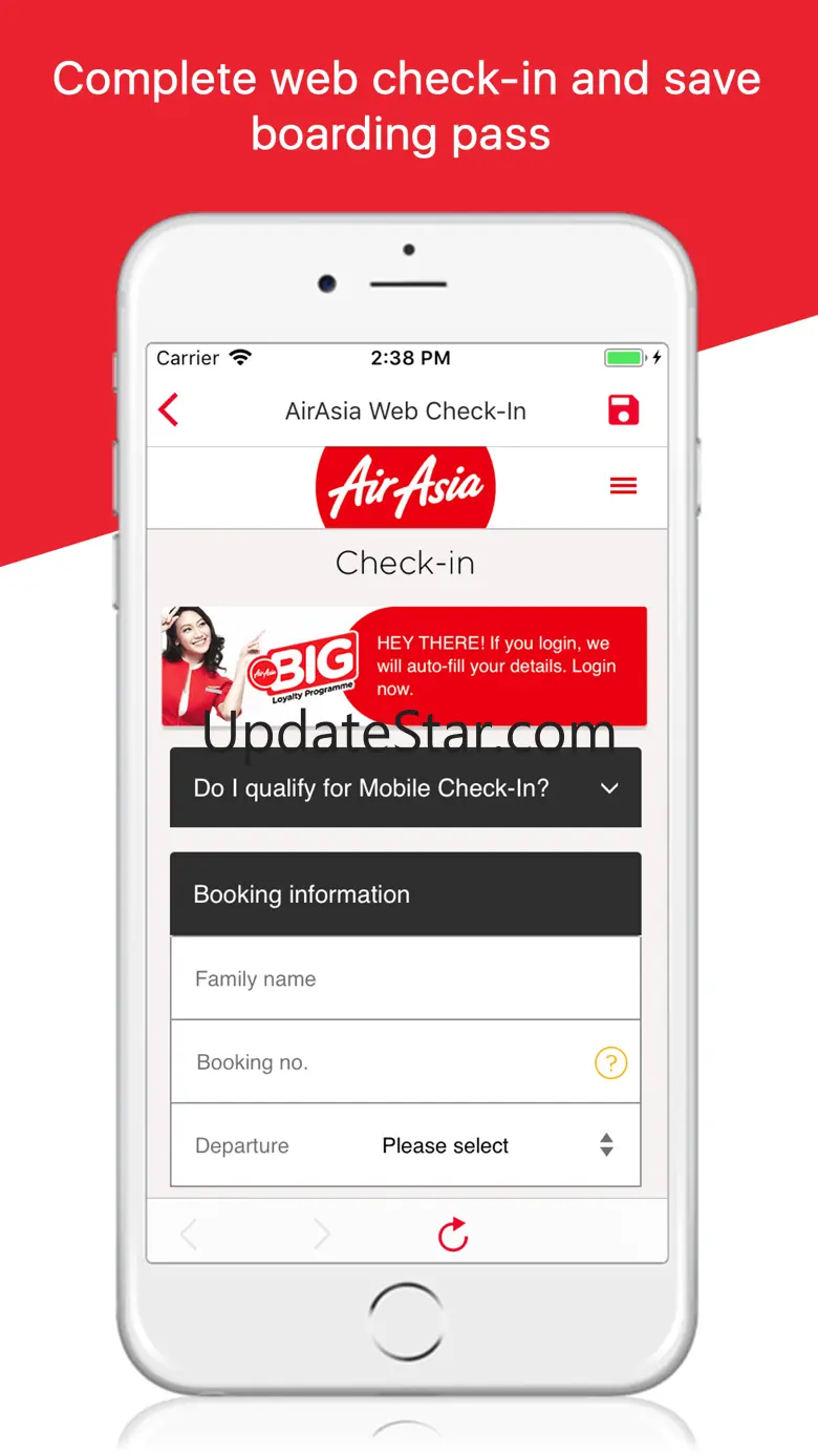 Yatra.com- Flight Web Check-In 2.0