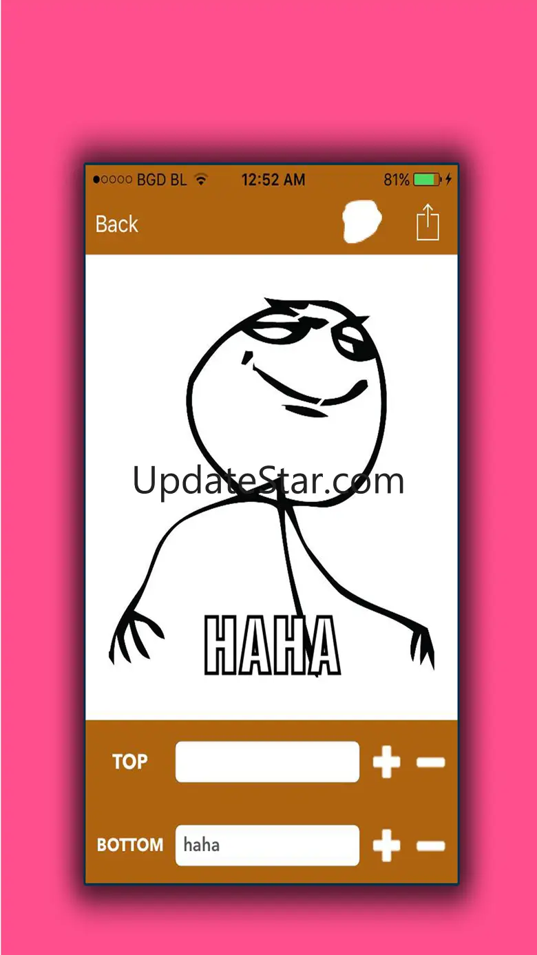 Meme Maker Own- Generate Funny Memes With your Own Pic 1.0