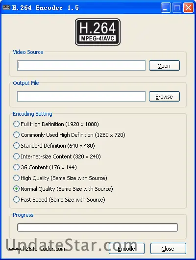 H.264 Encoder 1.5