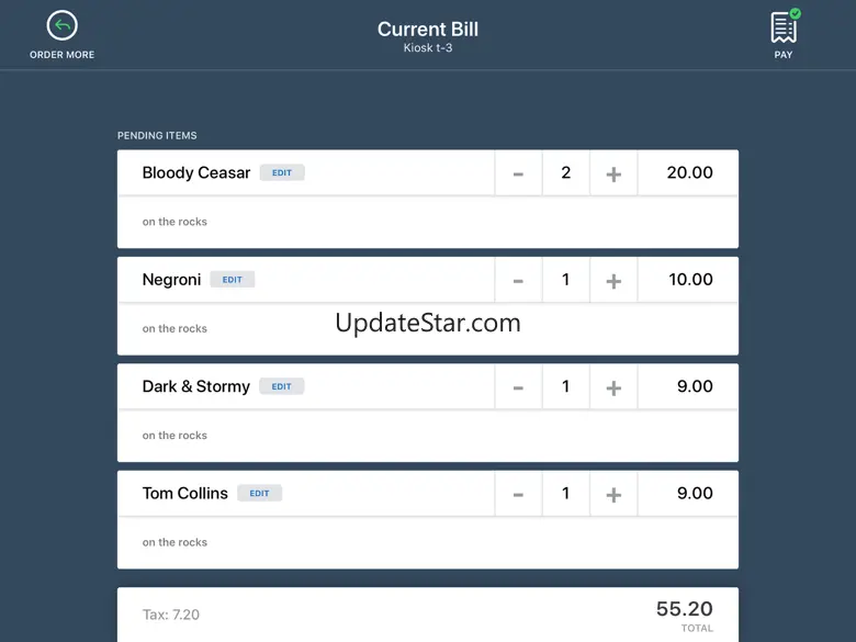 Lightspeed - Self-Order Menu 8.12