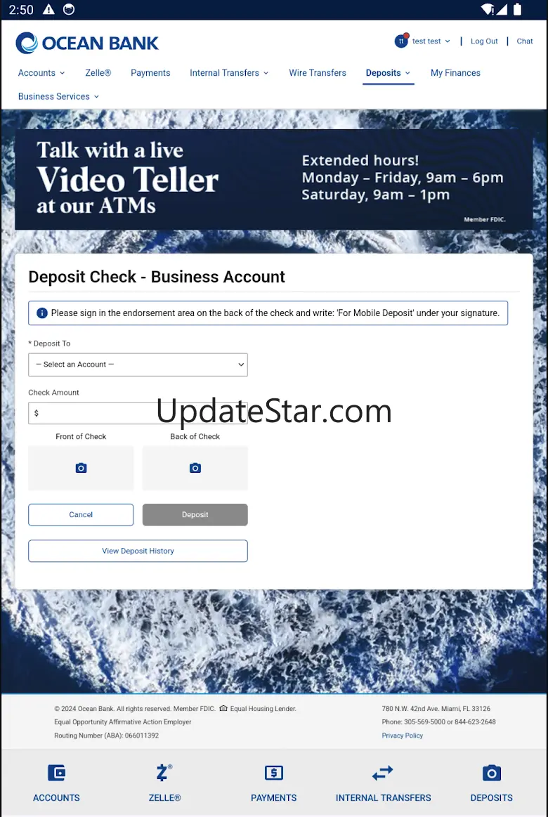Ocean Bank Mobile Banking 23.2.5