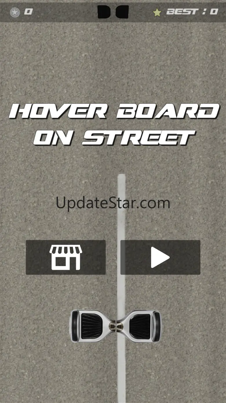Hoverboard on Street with 2 finger multitouch 1.1