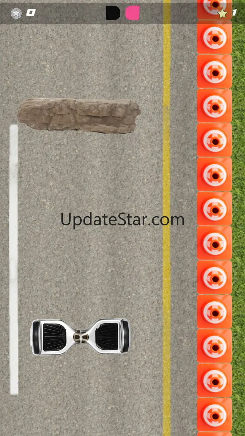 Hoverboard on Street with 2 finger multitouch 1.1
