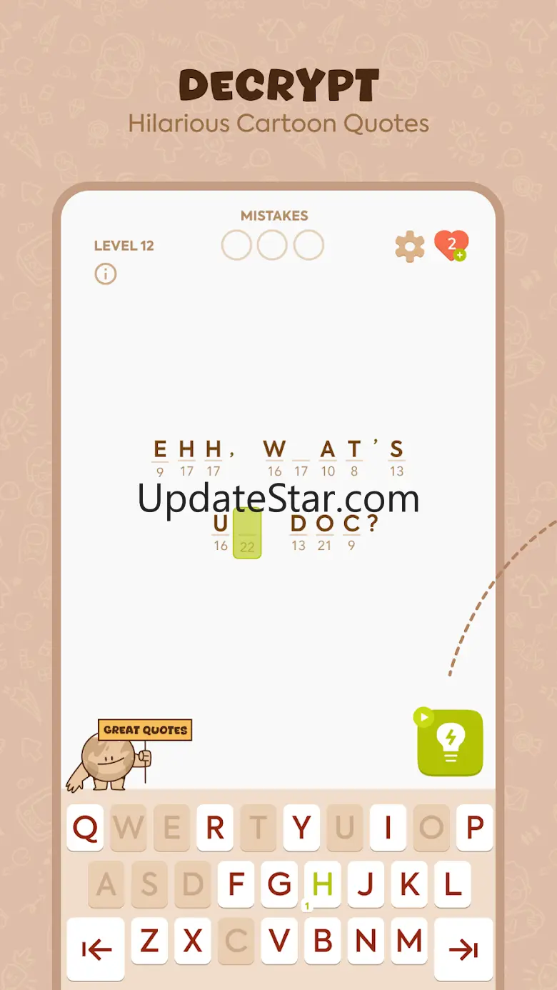 Cryptogram: Number & Word Game 1.0.18