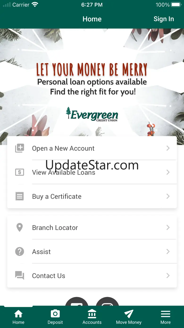 Evergreen Credit Union Mobile 7.1.04