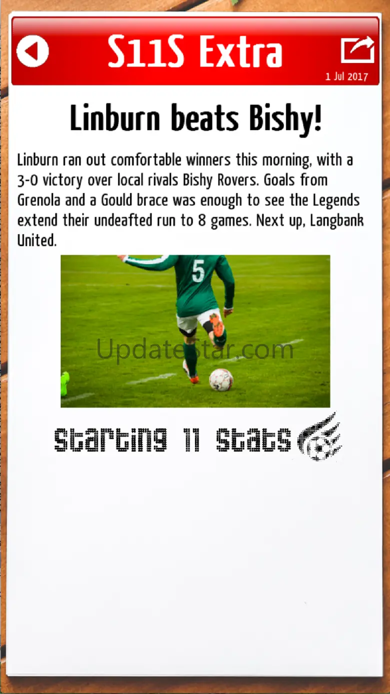 Starting 11 Stats 4.4