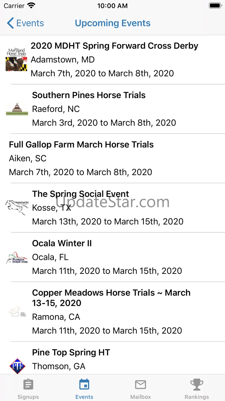Eventing Volunteers 2.3.3