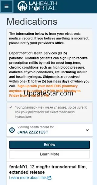 LA Health Portal 1.1.1