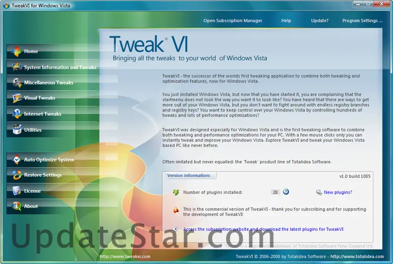 TweakVI Basic 1.1.1170