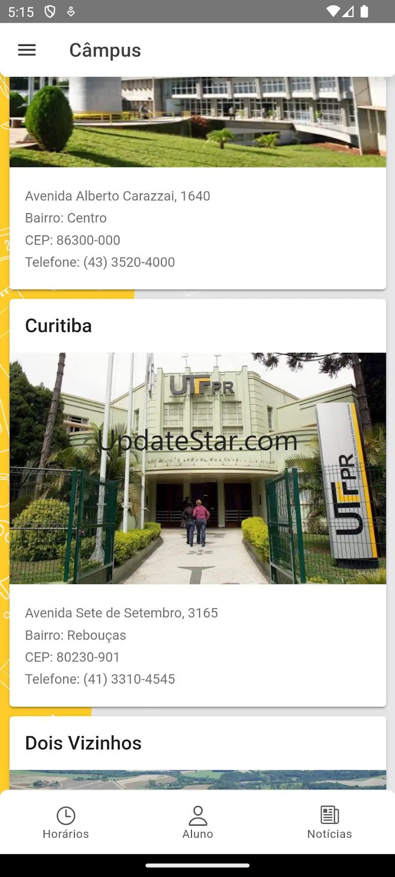 UTFPR Mobile Alunos 2.0.0
