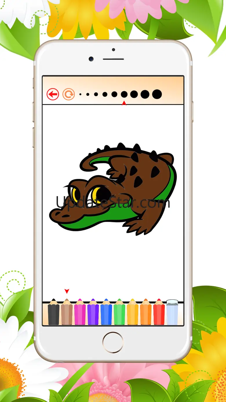 Reptile Coloring Book Paint iguana,turtle and more 1.0