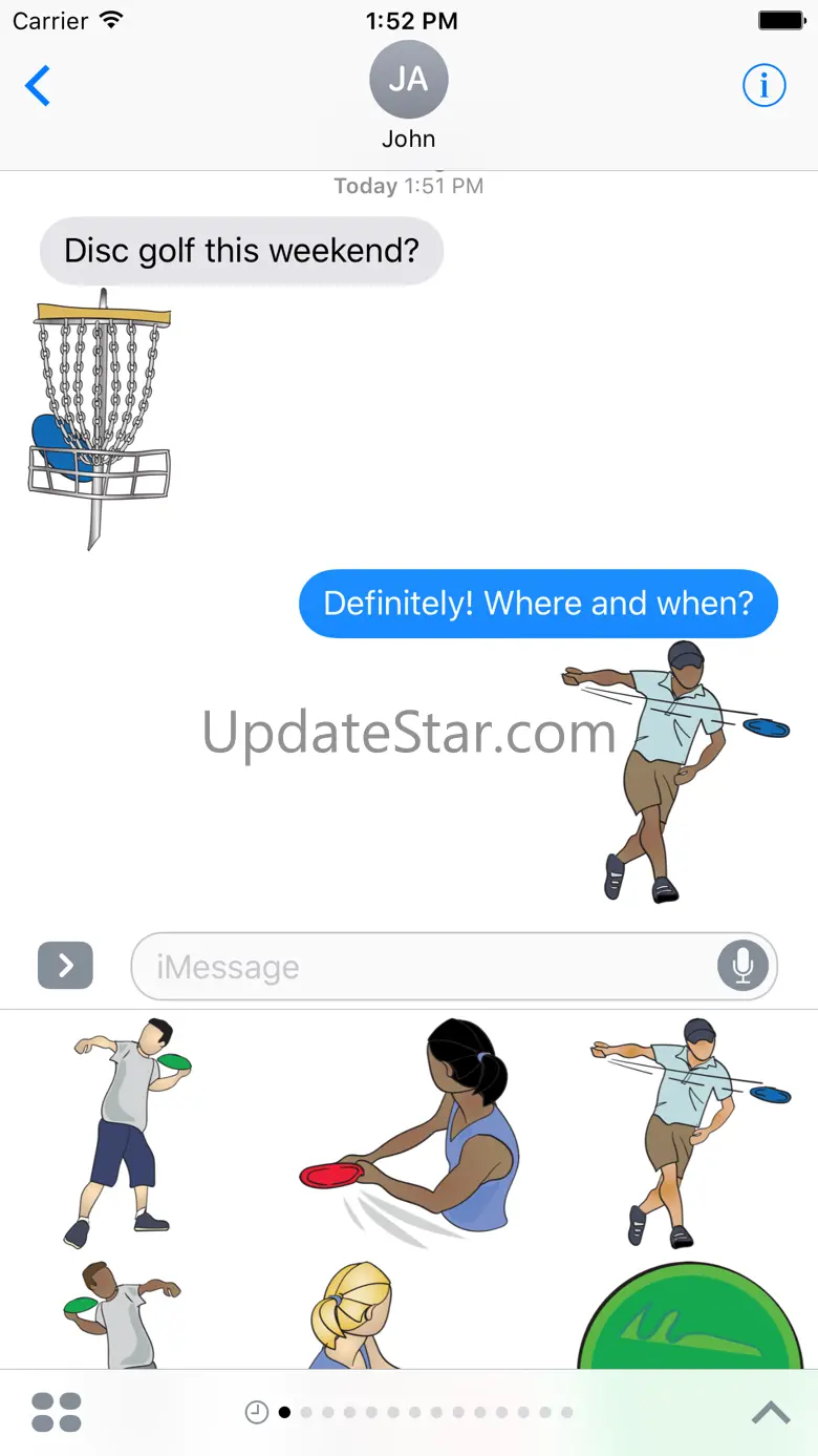 Disc Golf & Frisbee Stickers 1.3