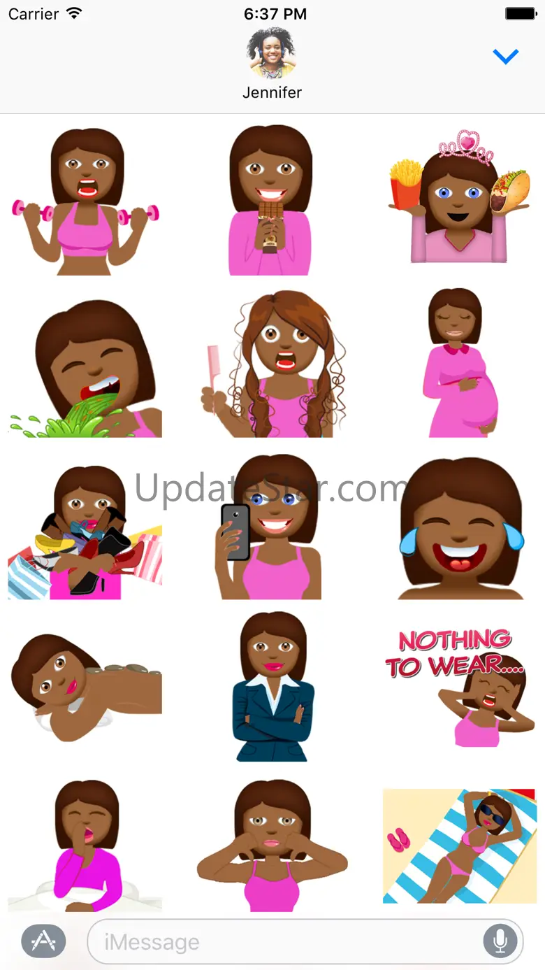 Tyra – Sassy Emoji Stickers for Women on iMessage 1.0