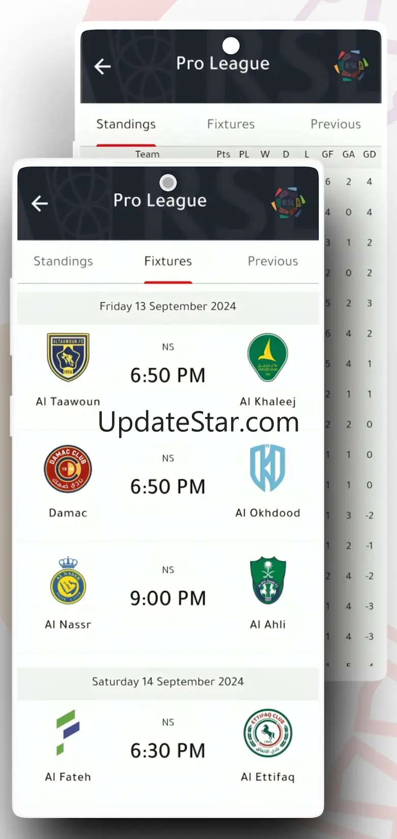 Saudi League : Live Scores 37