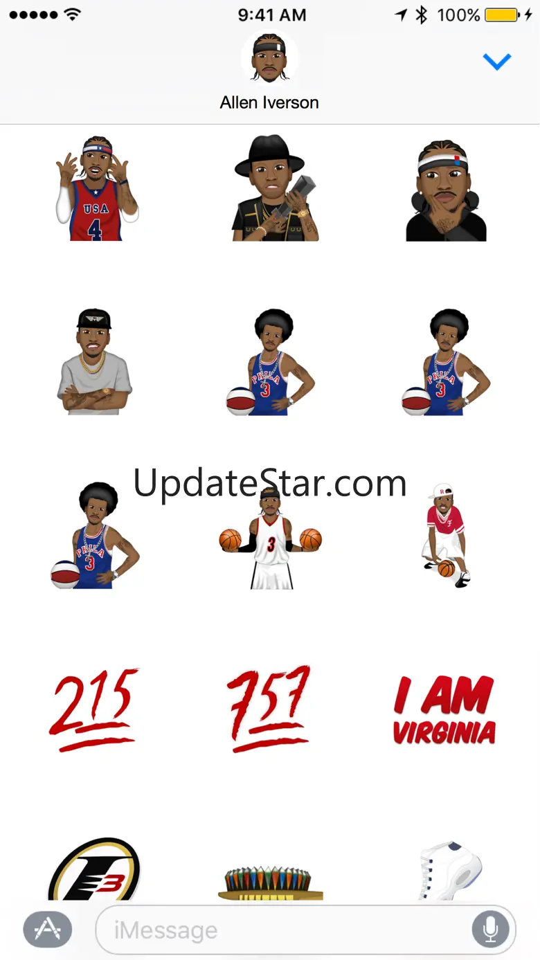 Allen Iverson™ - Moji Stickers 1.1