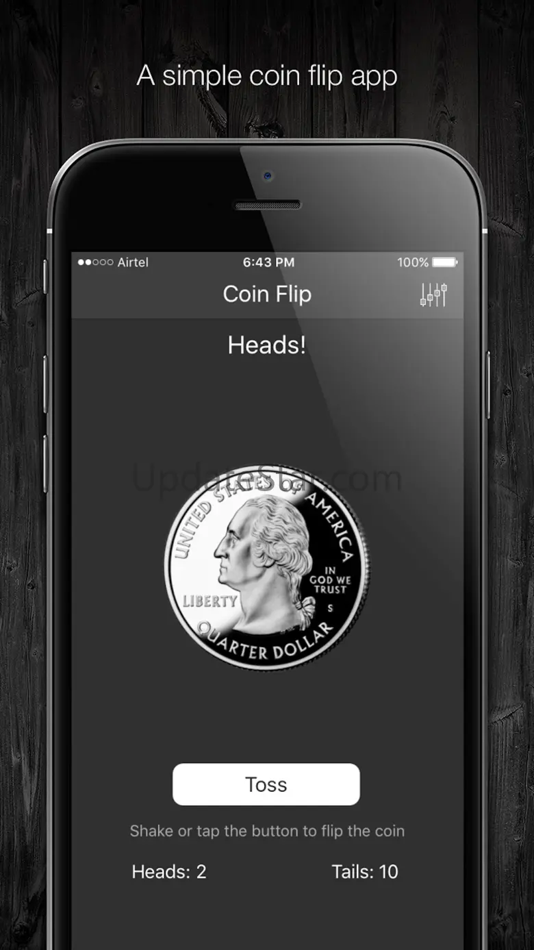 Coin Flip-Simple coin toss sim 5.1