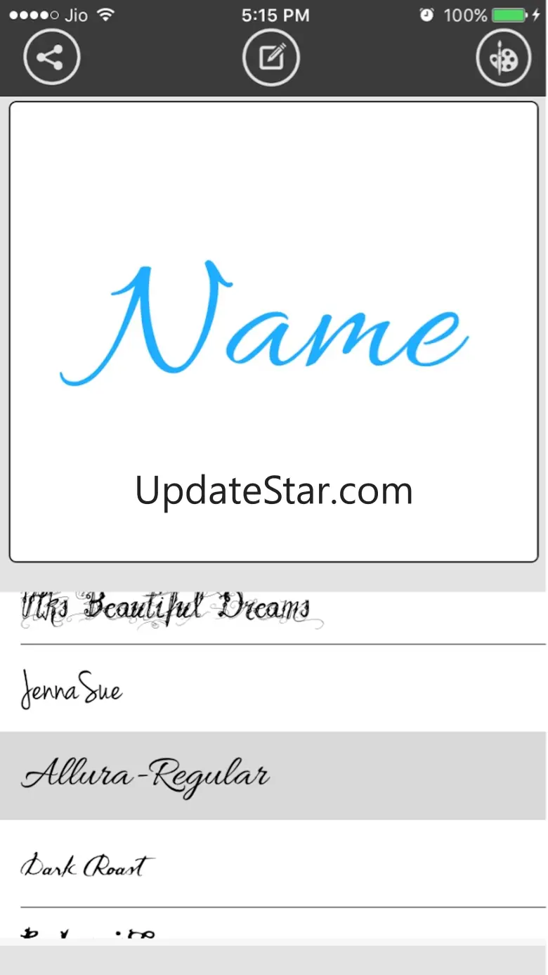 Finger Art : Make Your Name In Focus N Filter Text 1.5
