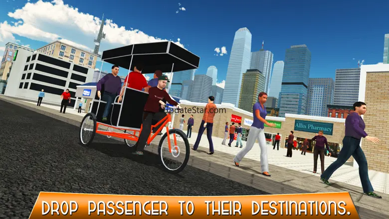 Tuk Tuk Bicycle Rickshaw Driver & Chingchi sim 1.0