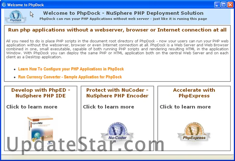 NuSphere PhpDock 2.0