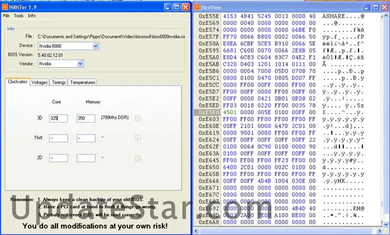 NVIDIA BIOS Editor (NiBiTor) 6.06