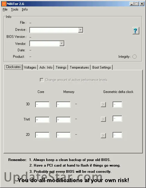 NVIDIA BIOS Editor (NiBiTor) 6.06