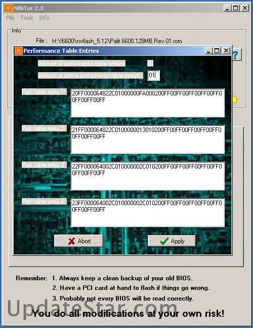 NVIDIA BIOS Editor (NiBiTor) 6.06