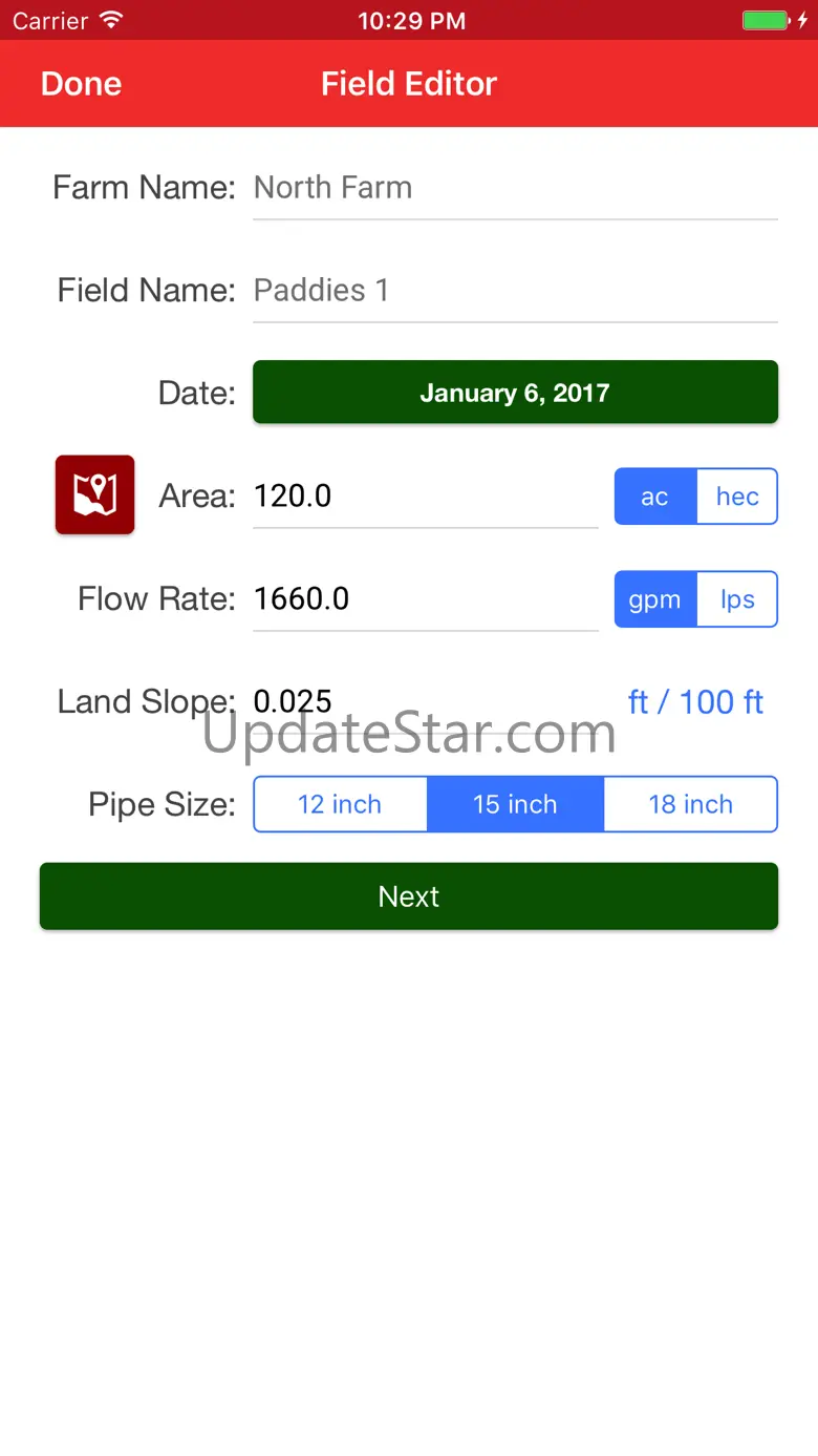 Rice Irrigation 1.3.3