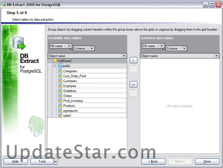 EMS DB Extract 2005 for PostgreSQL 3.0