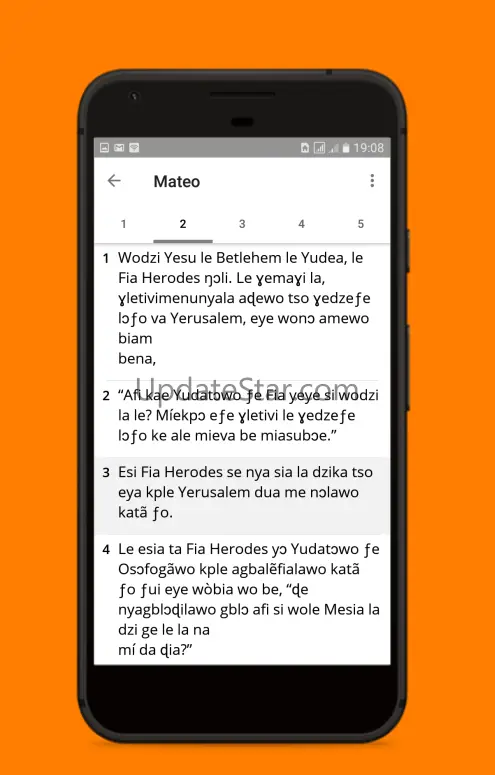 Ewe Bible (NT) - Daily Verse 1.9.1