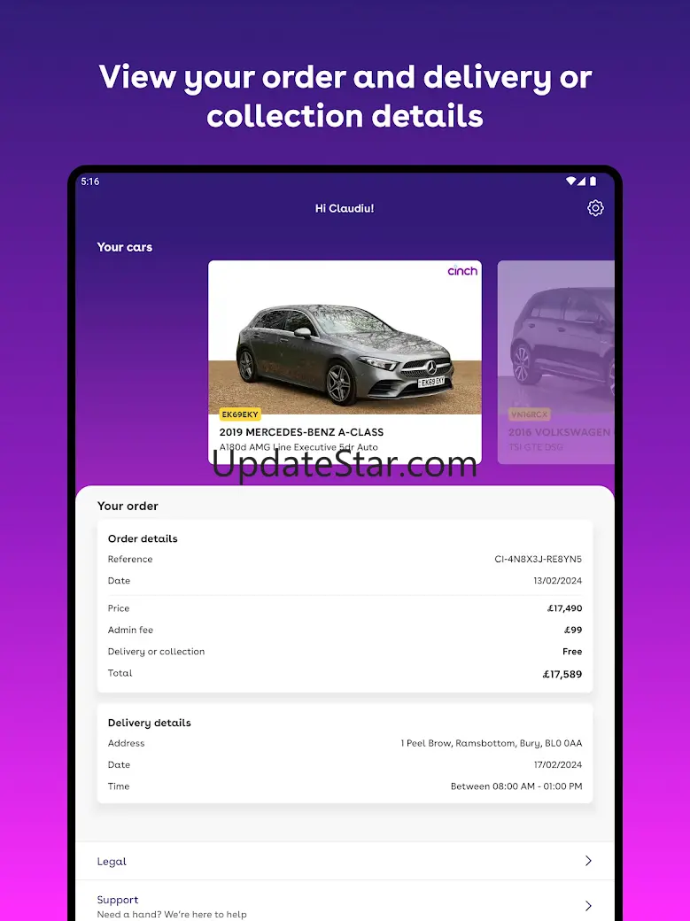 cinch – used cars to buy 1.8.1