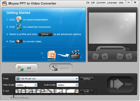 Moyea PPT to Video Converter 2.8.0.6