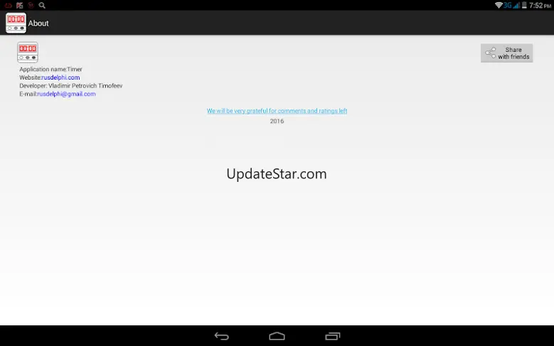 Timer and Stopwatch 0.0.4