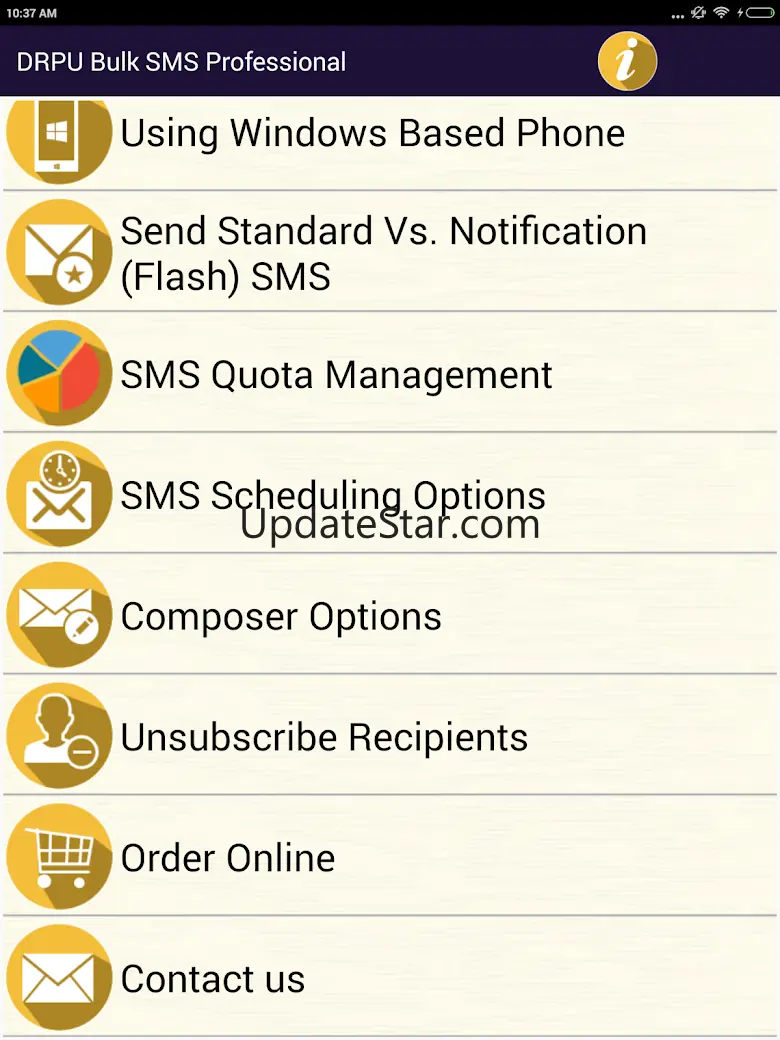 Bulk SMS Software Mobile help 3.13