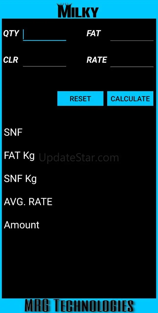MRG Milk Rate Calculator 8.0