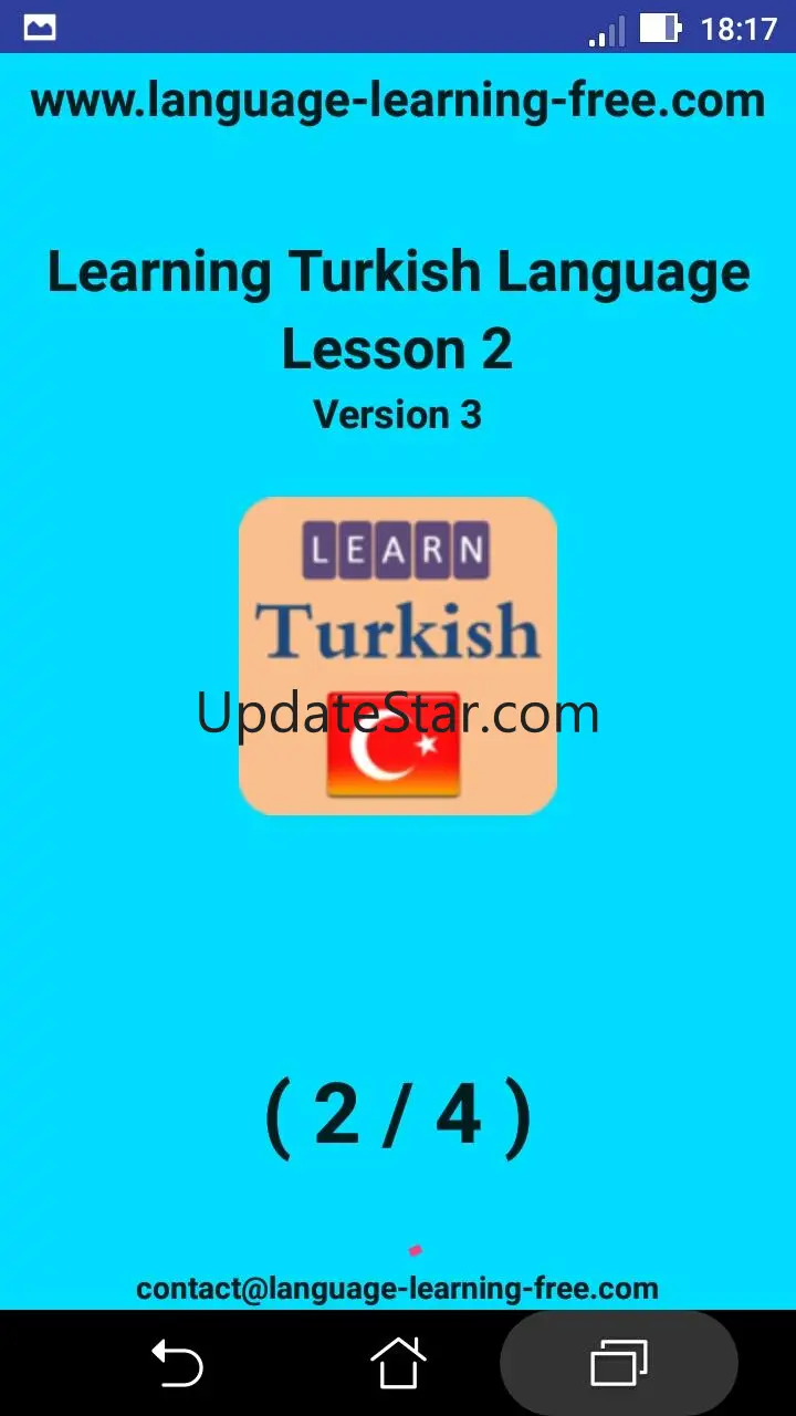 Learning Turkish language (les 9