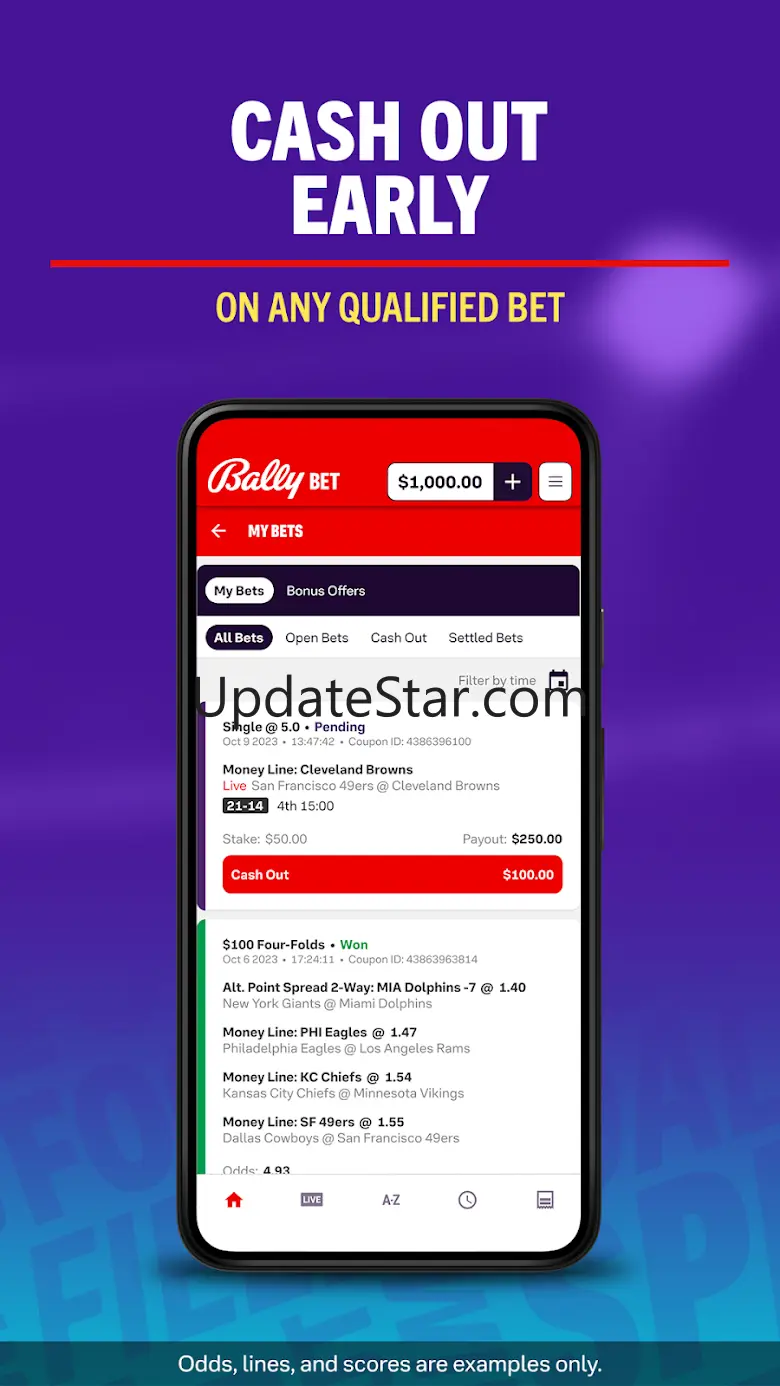 Bally Bet Sportsbook 1.13