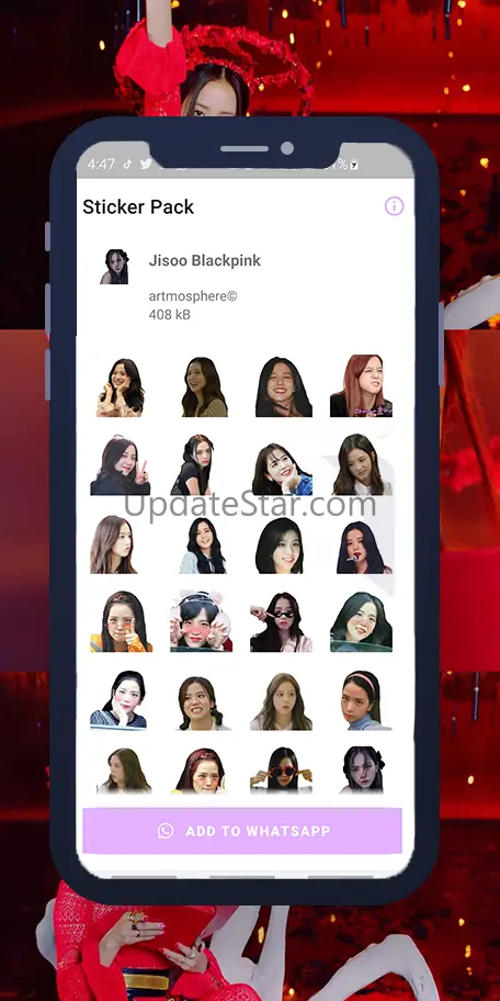 Jisoo Blackpink WASticker 1.3