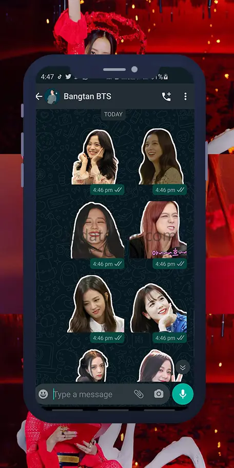 Jisoo Blackpink WASticker 1.3