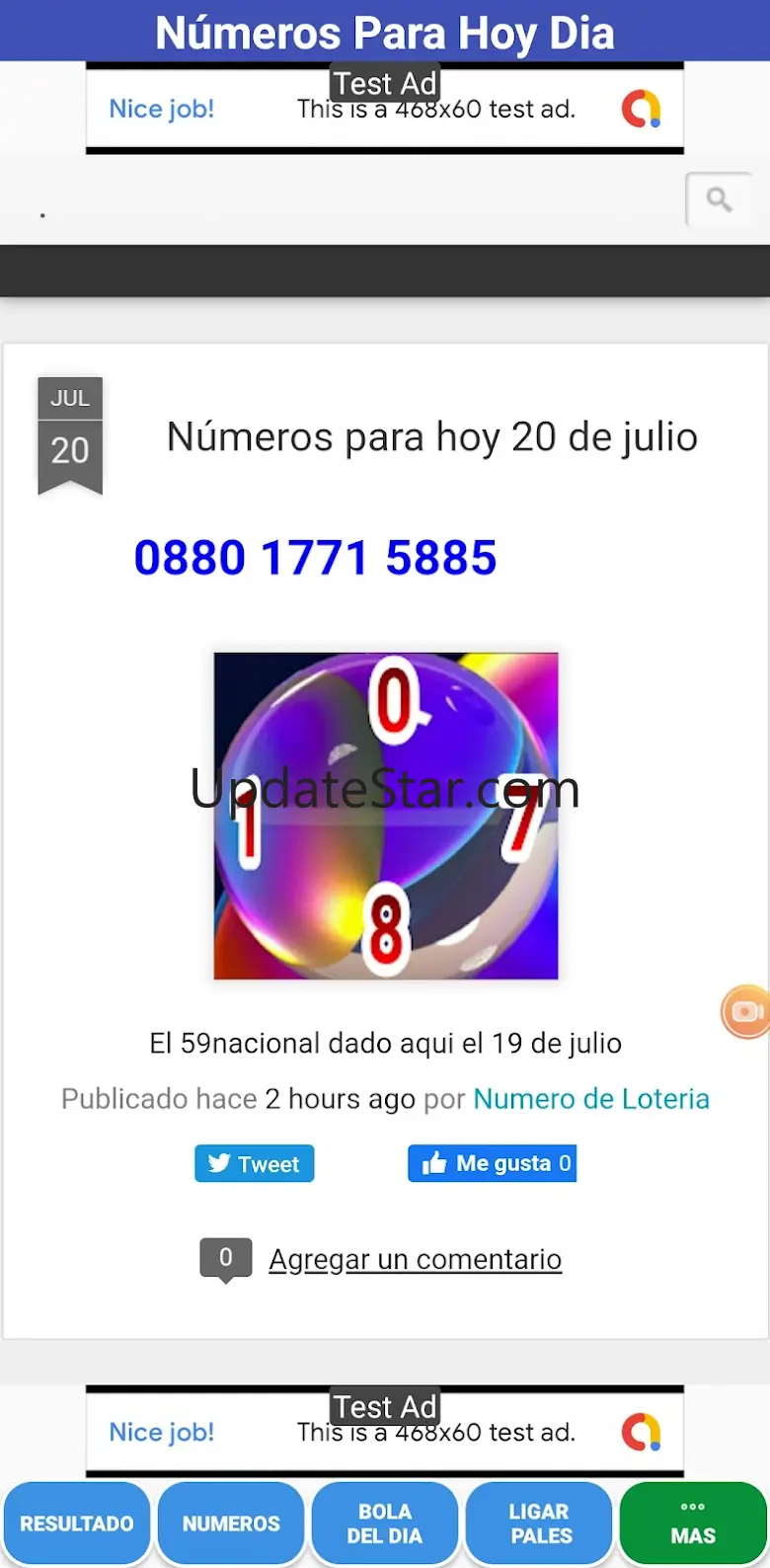 Numero para hoy 1.81