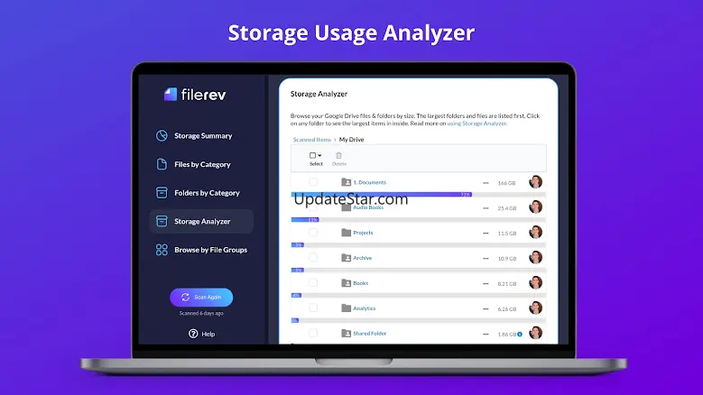 Clean Up Google Drive, Filerev 7.0.0.0