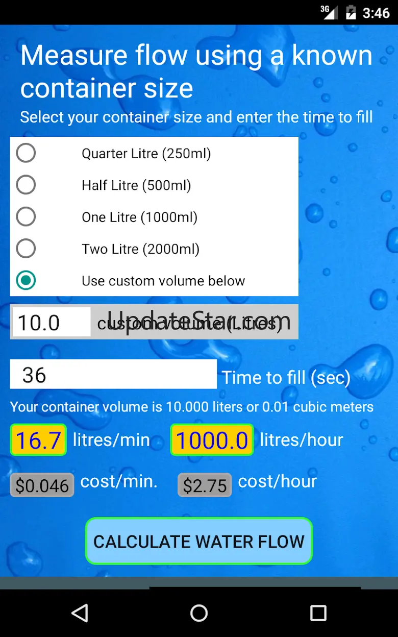 Measure Water Flow 1.6