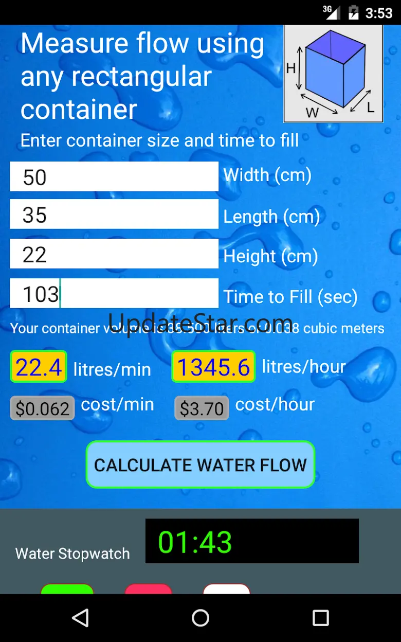 Measure Water Flow 1.6