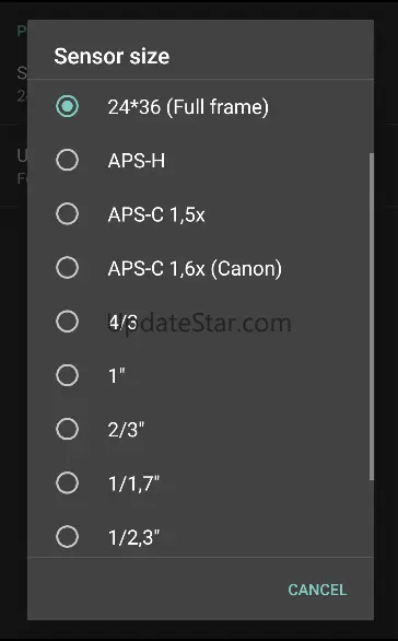 Hyperfocal - (calculator) 1.71