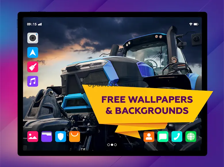 Cool tractors wallpapers theme 1.5.2