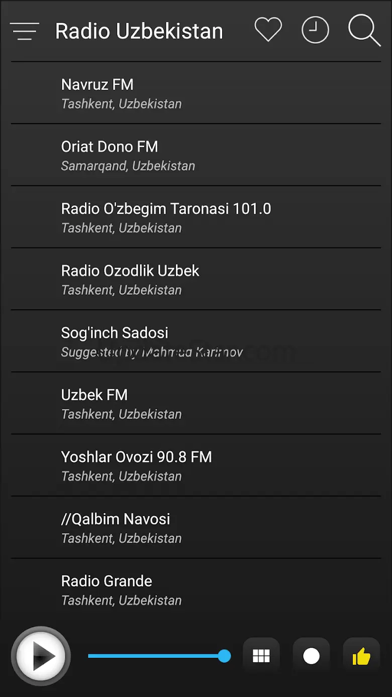 Uzbekistan Radio FM AM Music 2.4.0