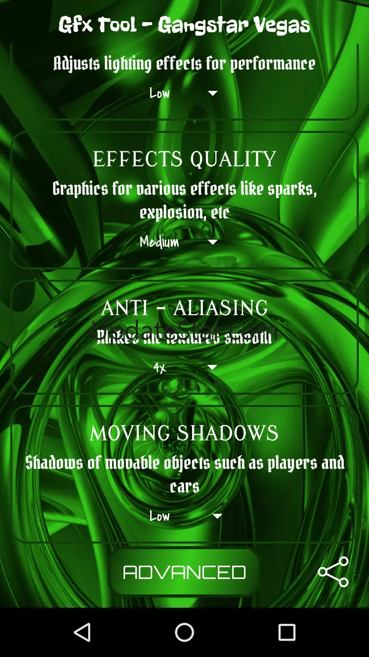 GFX Tool for Gangstar Vegas